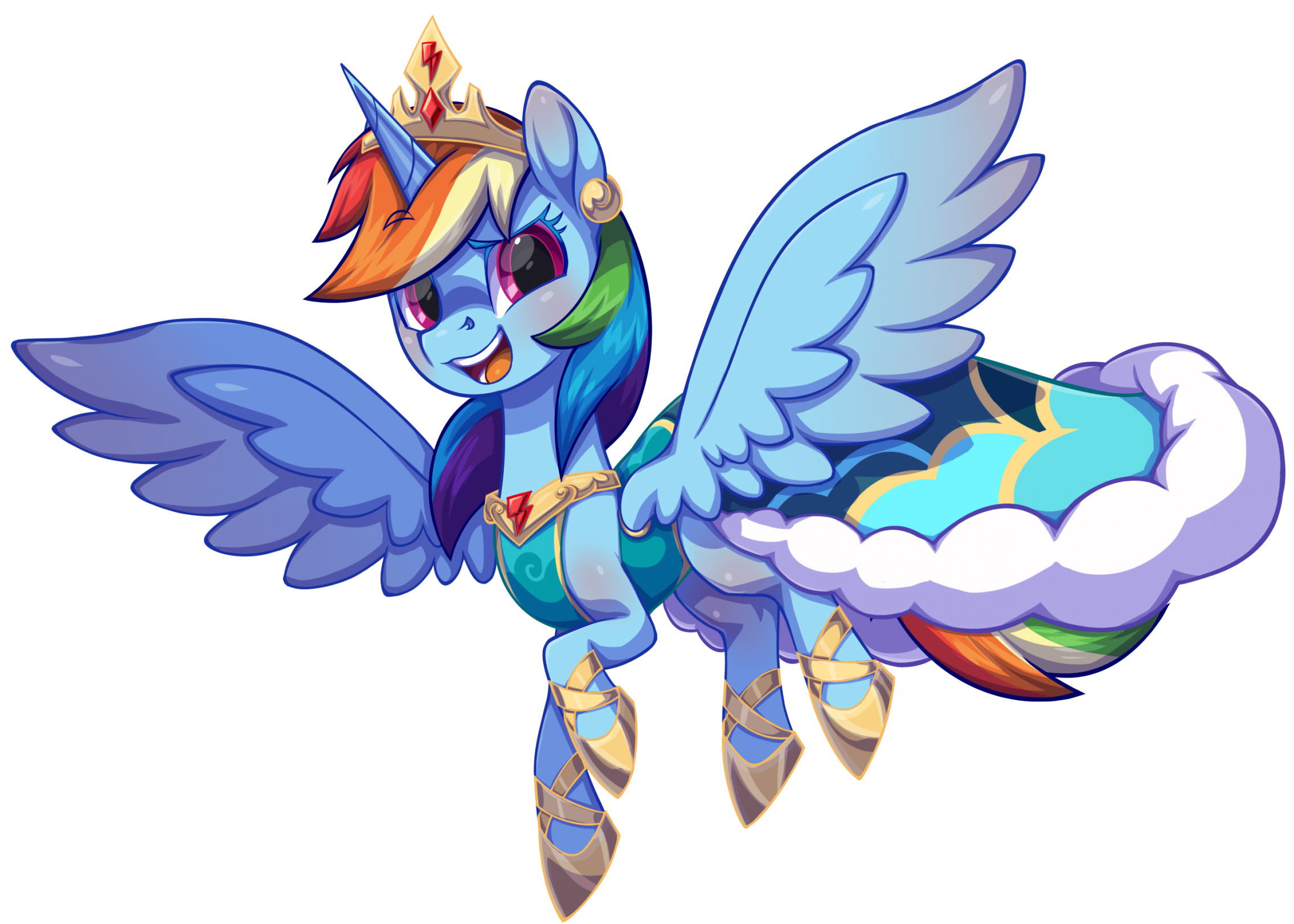 princess rainbow dash