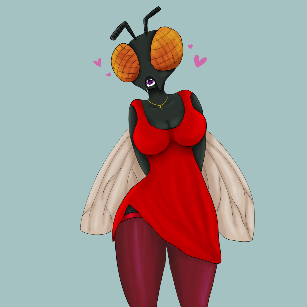 Sexy Fly Woman by Moooooo -- Fur Affinity [dot] net