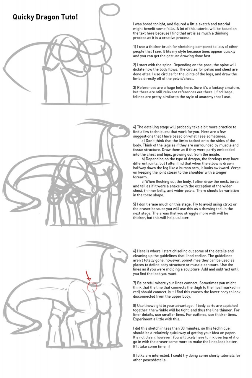 How To Draw a Dragon   Studio Sketch Tutorial 