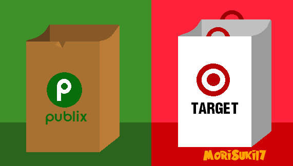 Target and Publix Store Bags