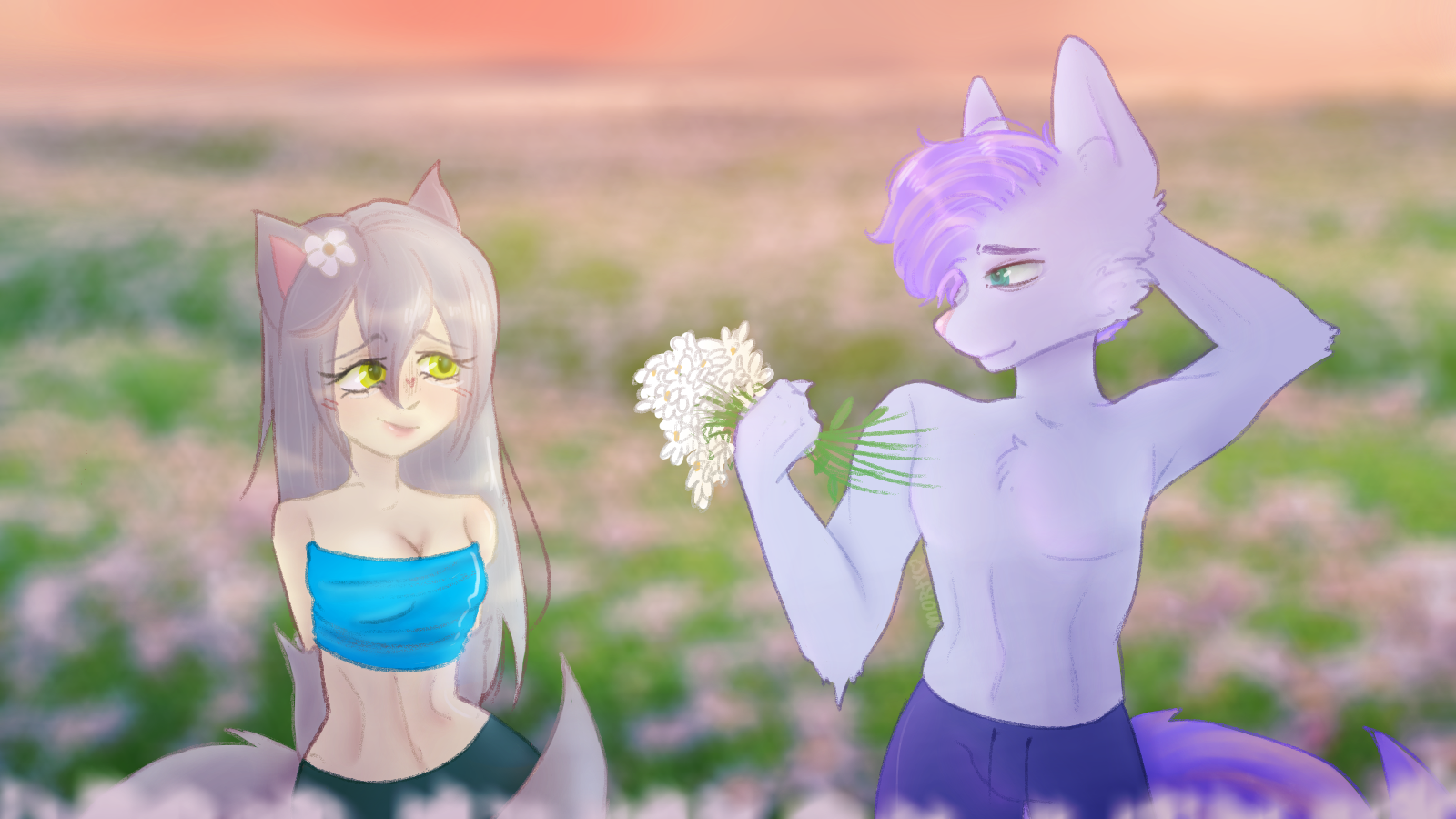 It`s For You Cutie [commission Art] By Mortualia Morty Fur Affinity [dot] Net