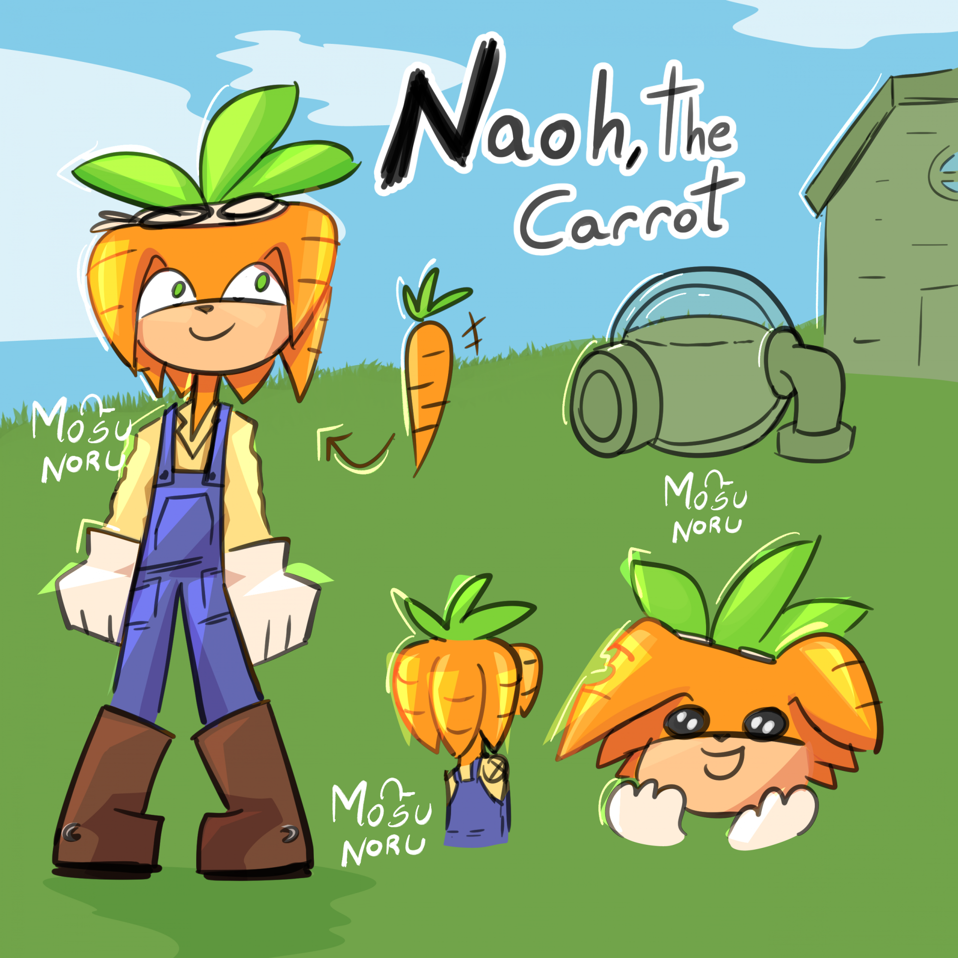 [SALE] Adoptable #1 - Naoh The Carrot