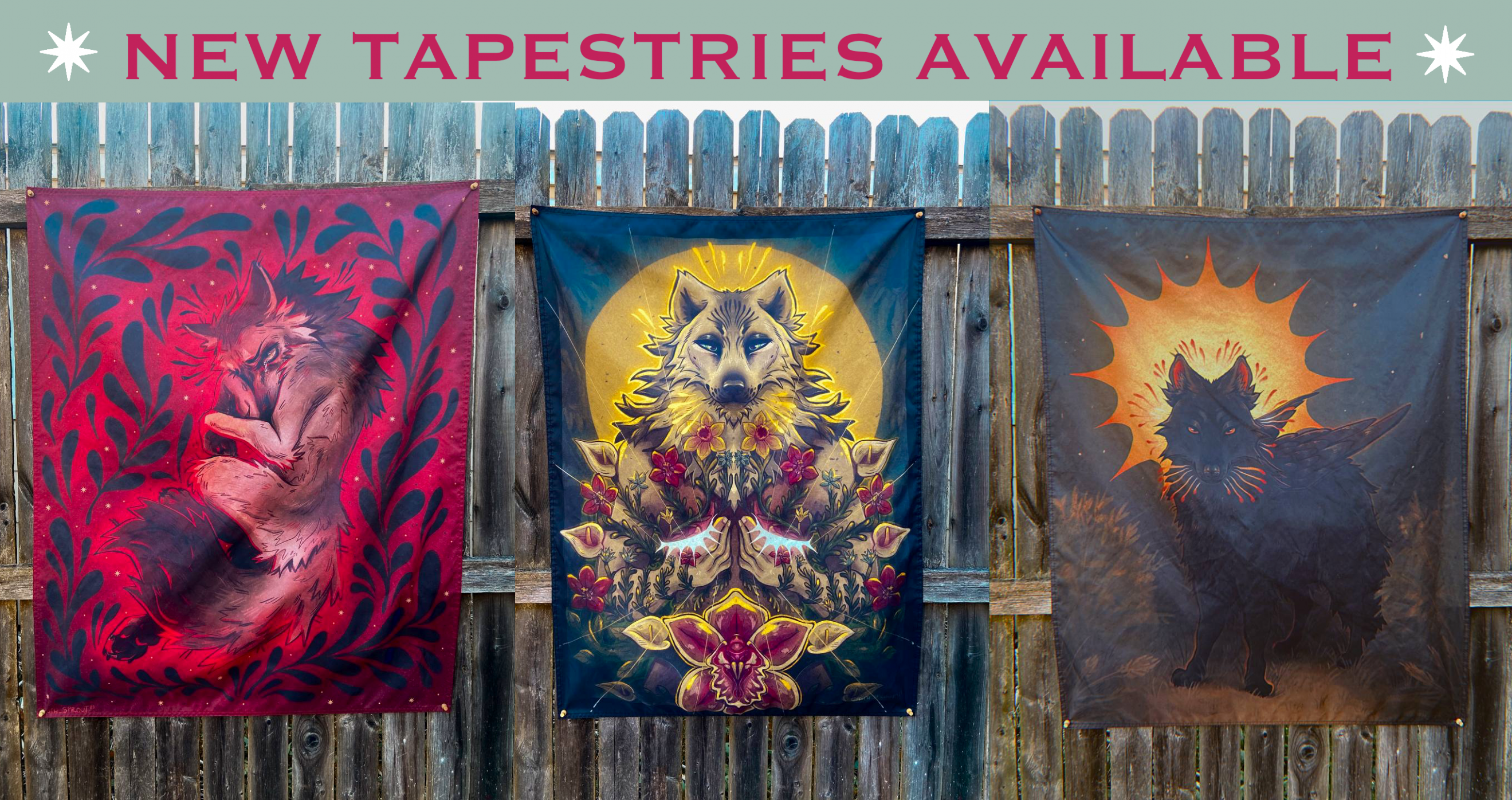 Furry tapestry discount