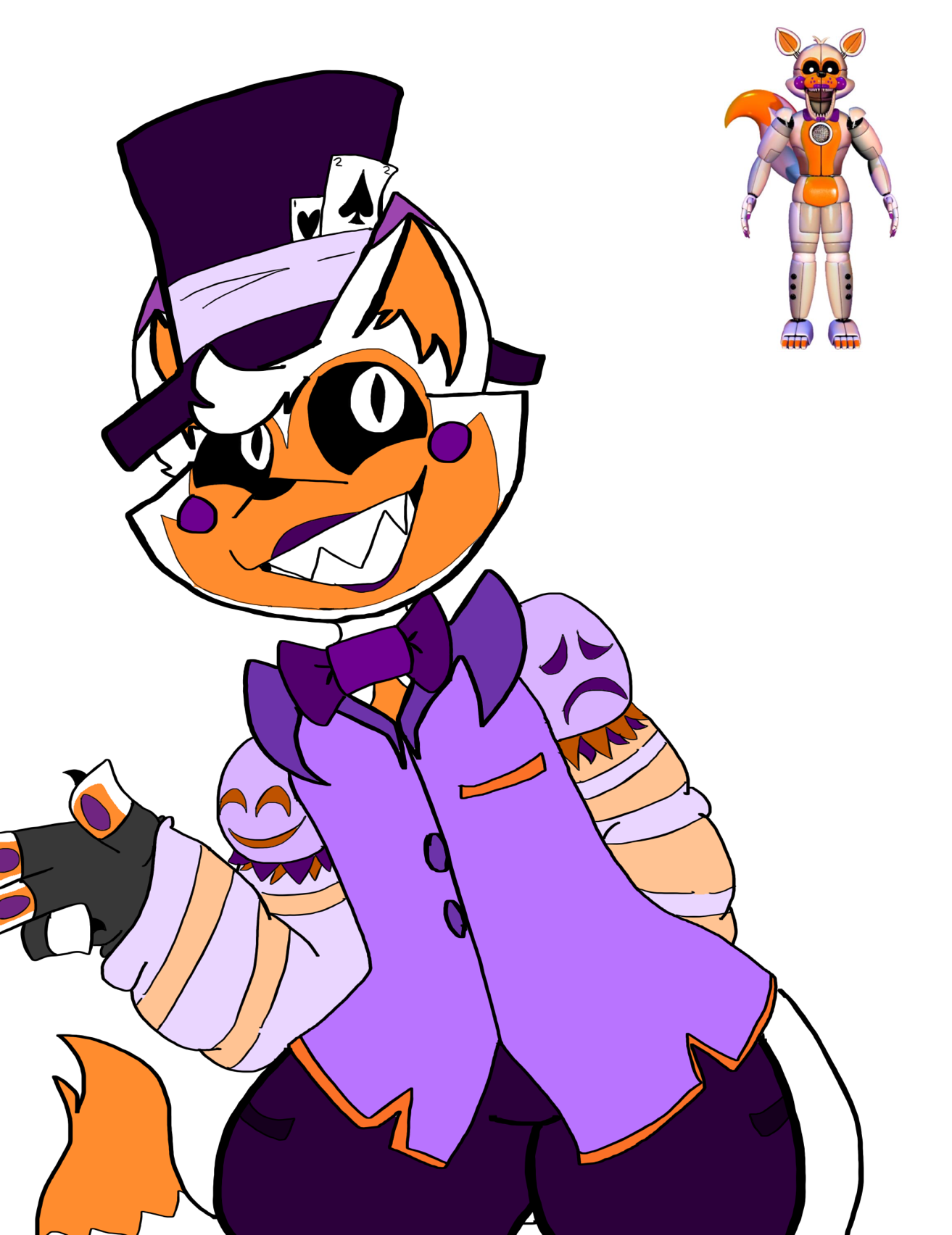 Lolbit fox furry cute art cartoon