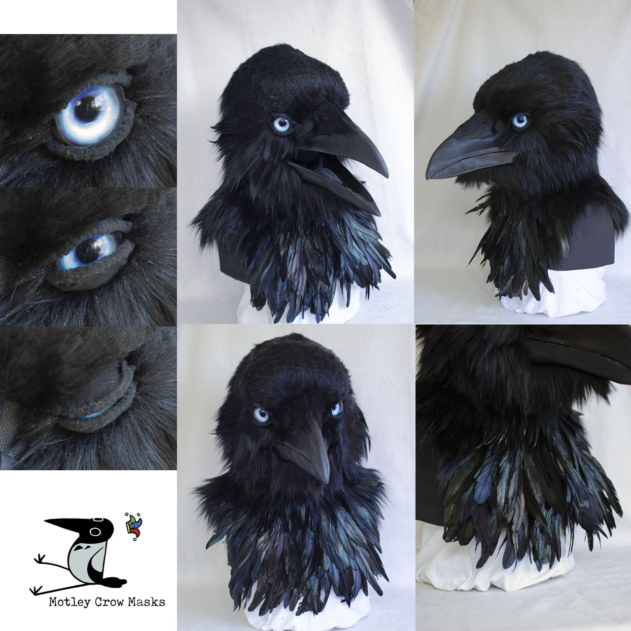 Raven Blank! on sale Raven/Crow Mask/ Fursuit Base