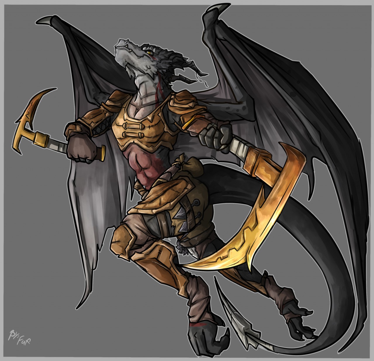 Dragonborn with wings