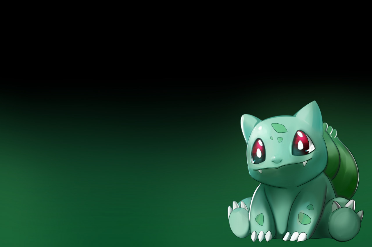 Self made fanart wallpaper based on anime scene and own design bulbasaur  Still wondering which pokemon to draw next any suggestions  rMandJTV