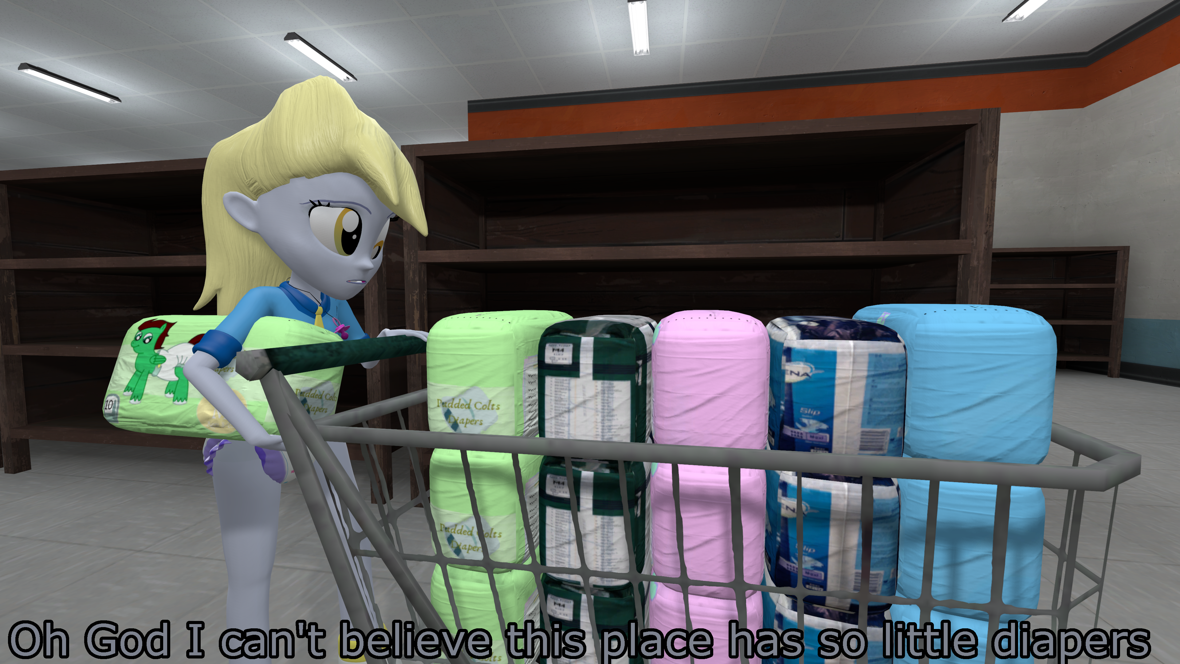 Derpy Abdl Panic Buying by mr-doctor-derpy -- Fur Affinity [dot] net