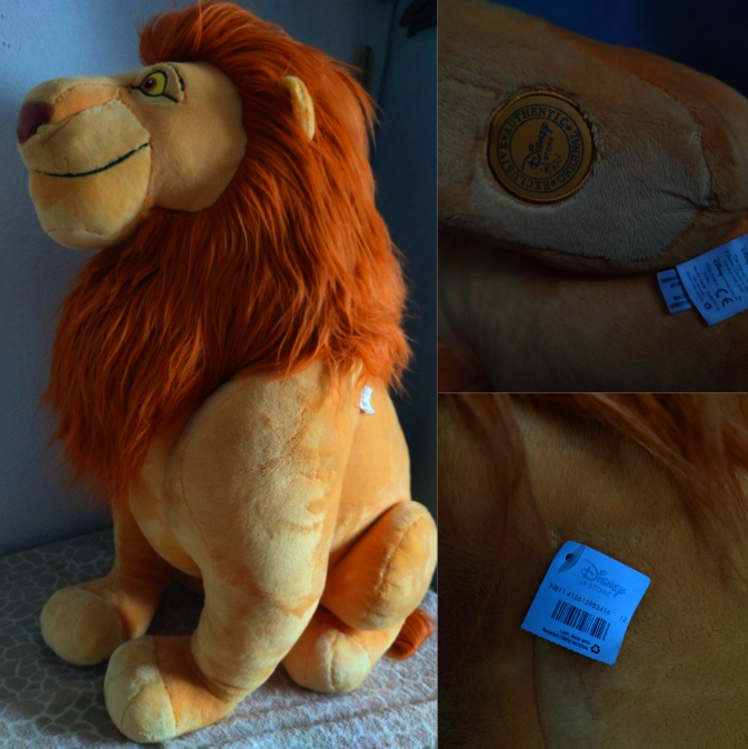 Rare plush JUMBO Mufasa lion king by Mr.Lucifer -- Fur