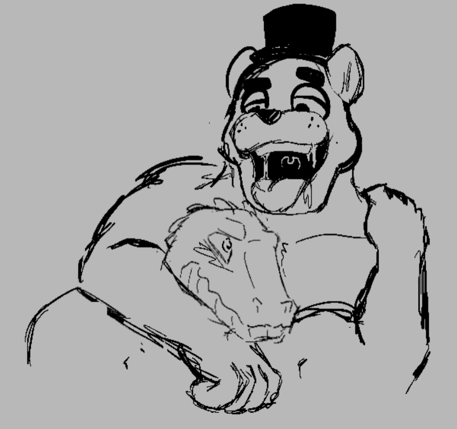 Freddy fazbear fanart by BlackDWhite -- Fur Affinity [dot] net