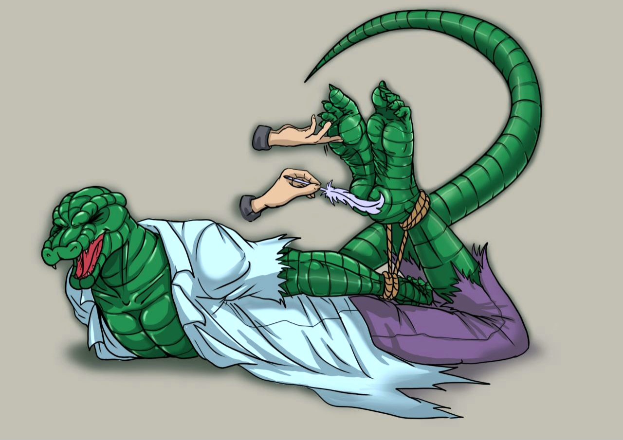 Lizard Tickle by Mr_Mosquito -- Fur Affinity [dot] net