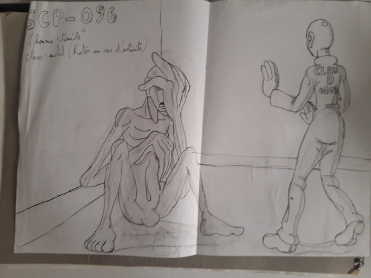 SCP-096 fan art, by me. : r/SCP