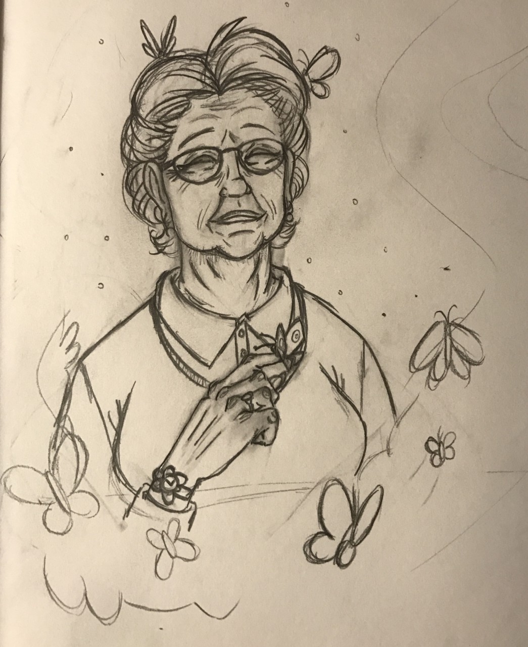 Sketch Of My Grandmother Coloring Pages  Color Luna  Coloring pages  Sketches Drawings