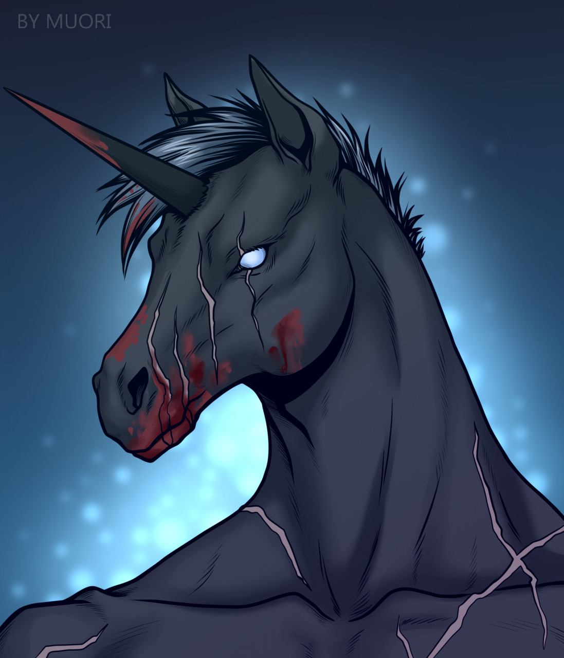 Black Unicorn By Muoritalvi Fur Affinity Dot Net