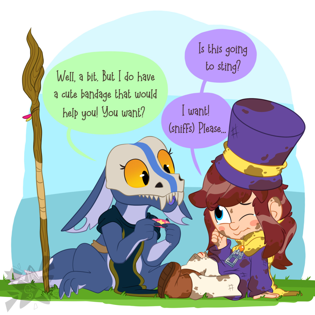 A Hat in Time: Hat Kid by atokota -- Fur Affinity [dot] net