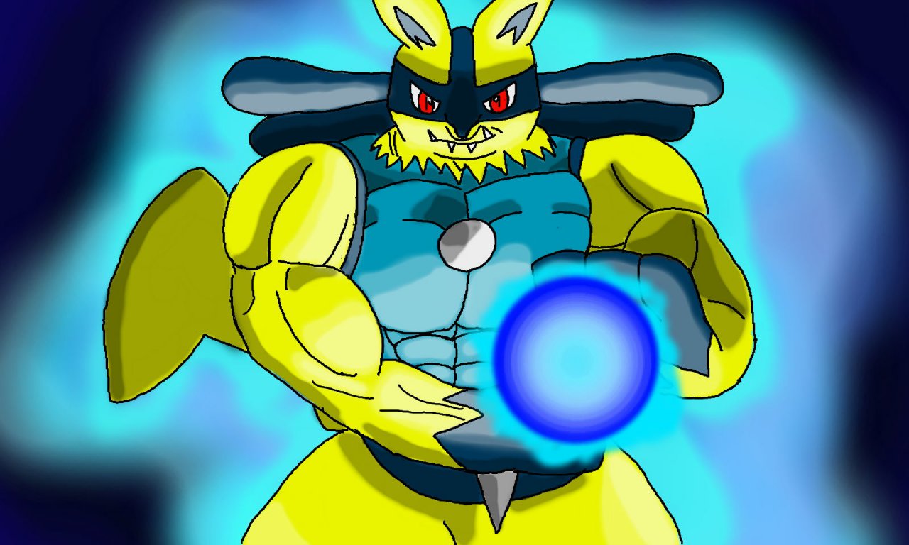 SHINY LUCARIO: AURA SURGE by MACH-13 on Newgrounds