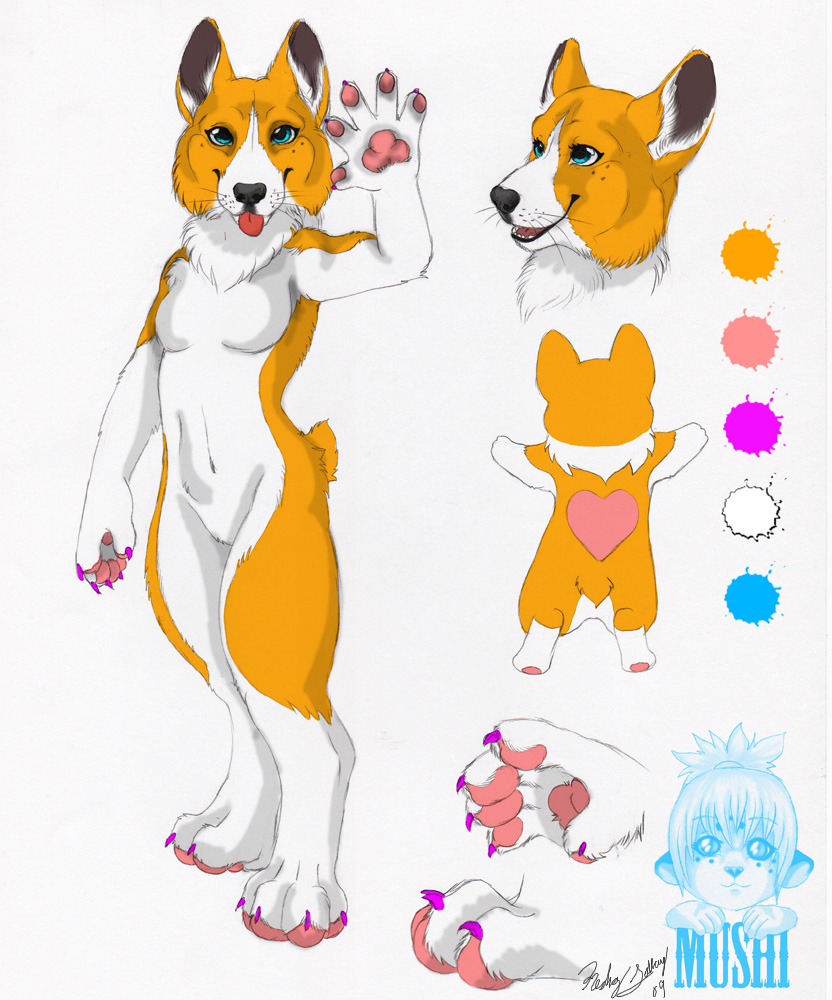 Anthro corgi