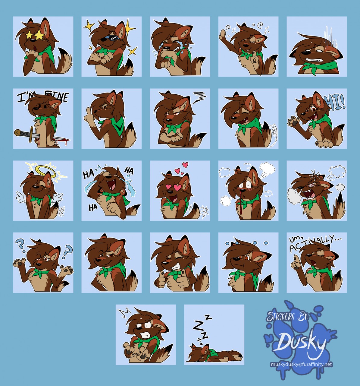 Ninguang sticker by KelpiethePuppy -- Fur Affinity [dot] net