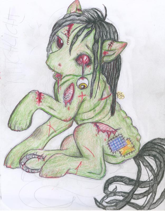 zombie my little pony drawings