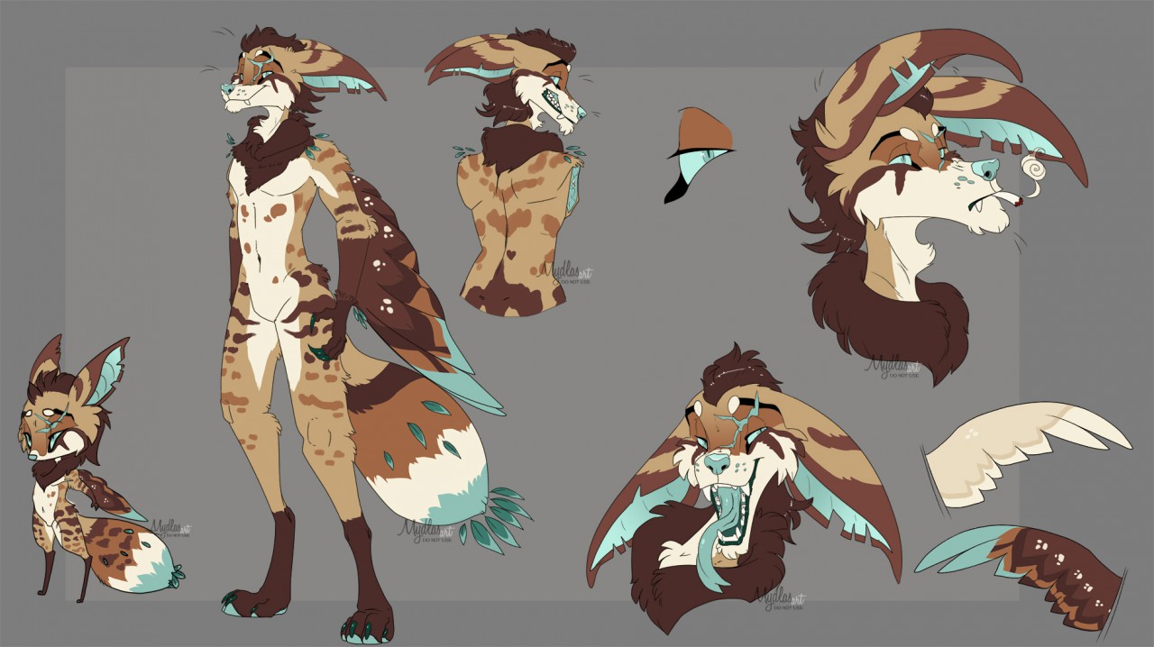 enfield male chimera Adopt (sold) by Mydlas -- Fur Affinity 