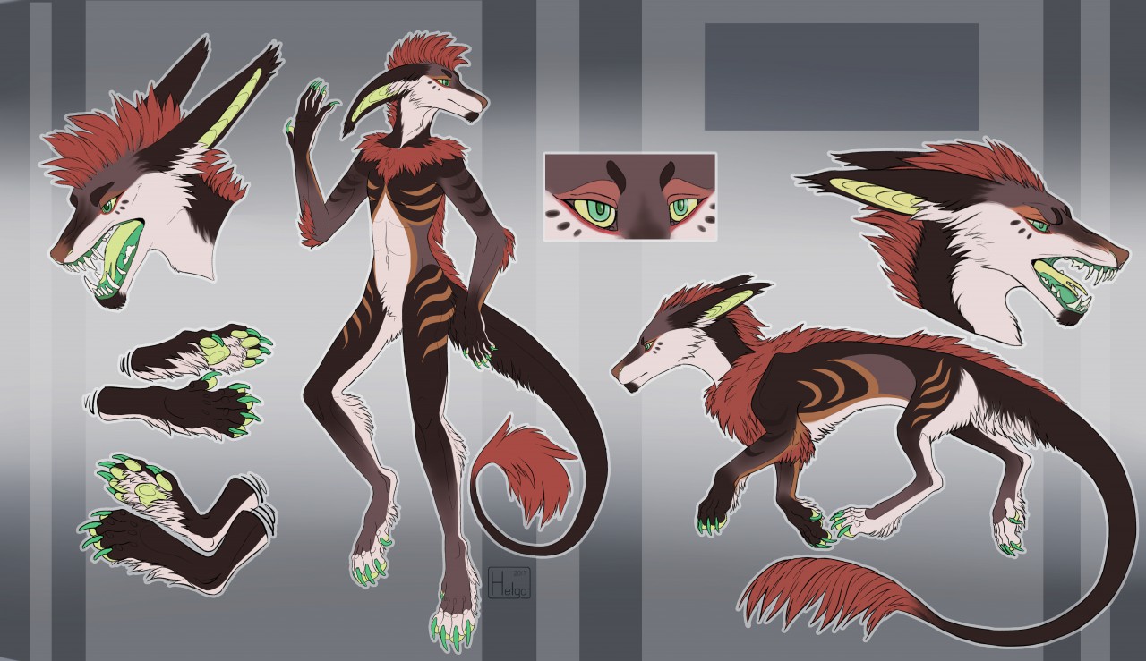 Reference for Vernid by MyDrawnWorld -- Fur Affinity [dot] net