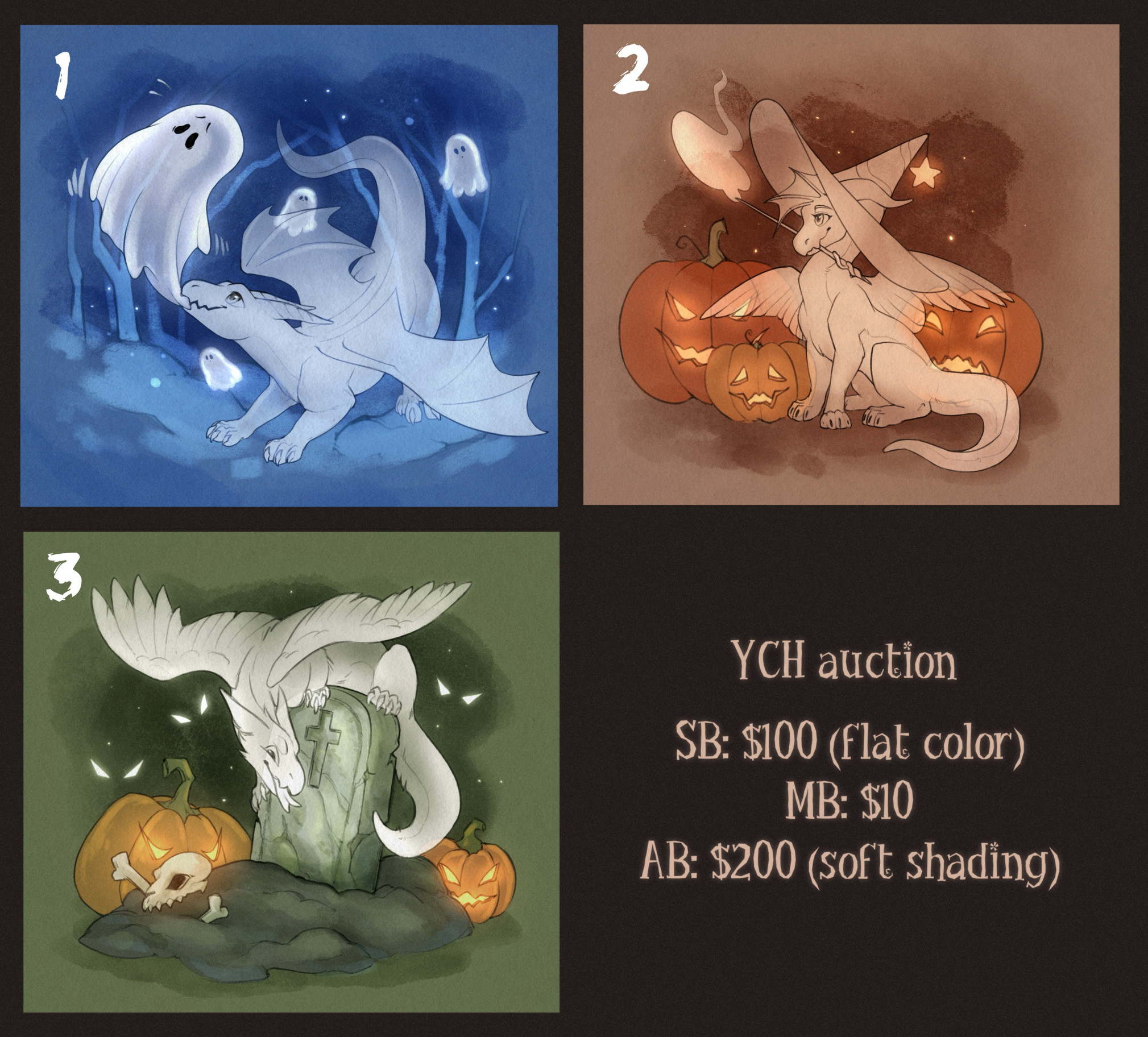 🎃 Halloween mood 🎃 YCH auction (open)