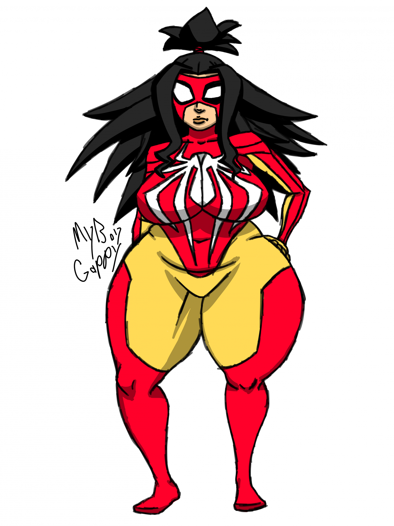 That one super thicc Spider-Woman from Across the Spidervers by MyGirlGappy  -- Fur Affinity [dot] net