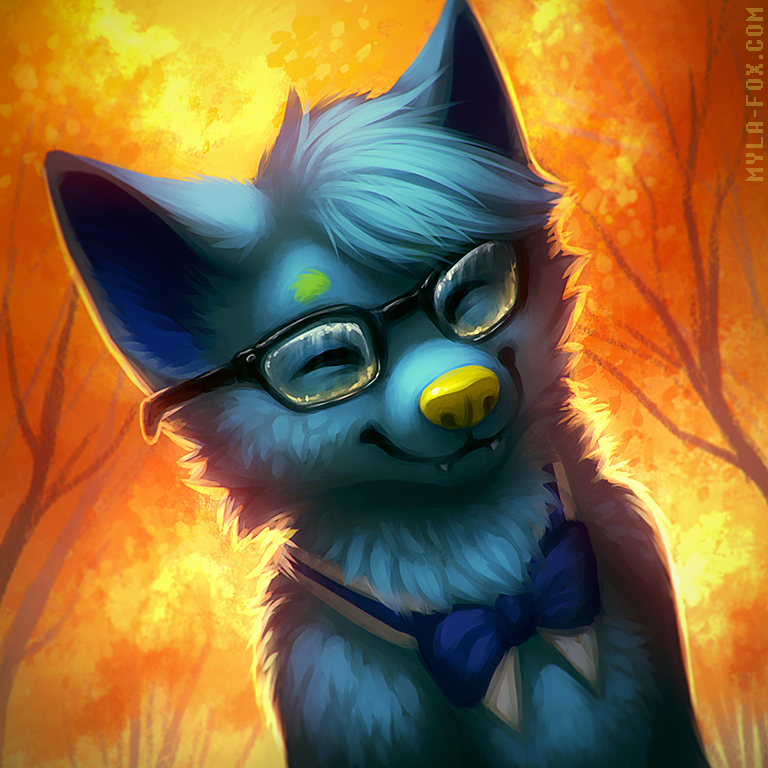 The Big Imageboard Tbib 1 1 Anthro Blue Body Blue Bow Tie Blue Fur Blue Hair Bust Portrait