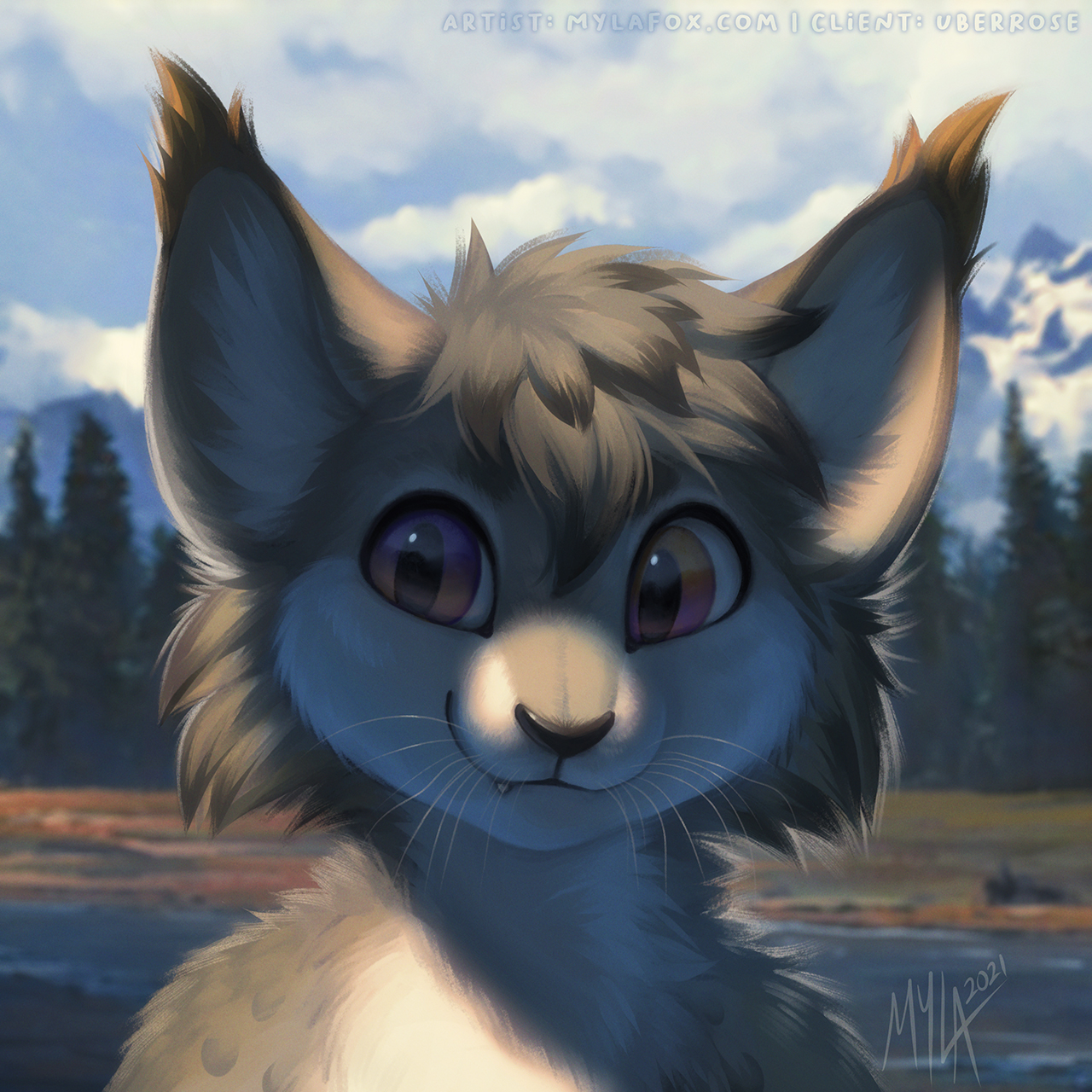 Commission Cat Icon/bust 