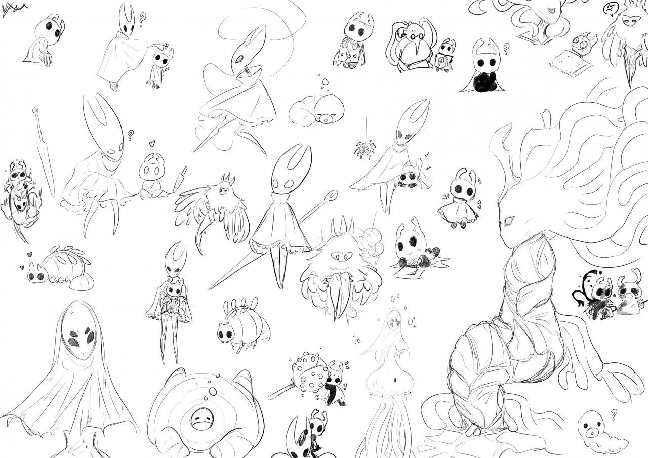 Hollow Knight Coloring Pages