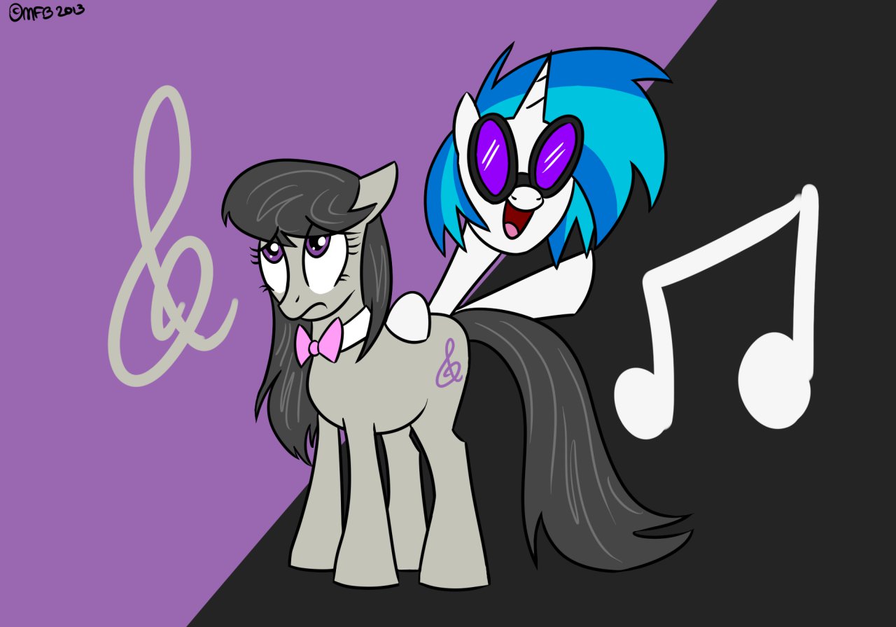 MLP's Musical Duo by MysteryFanBoy91 -- Fur Affinity [dot] net