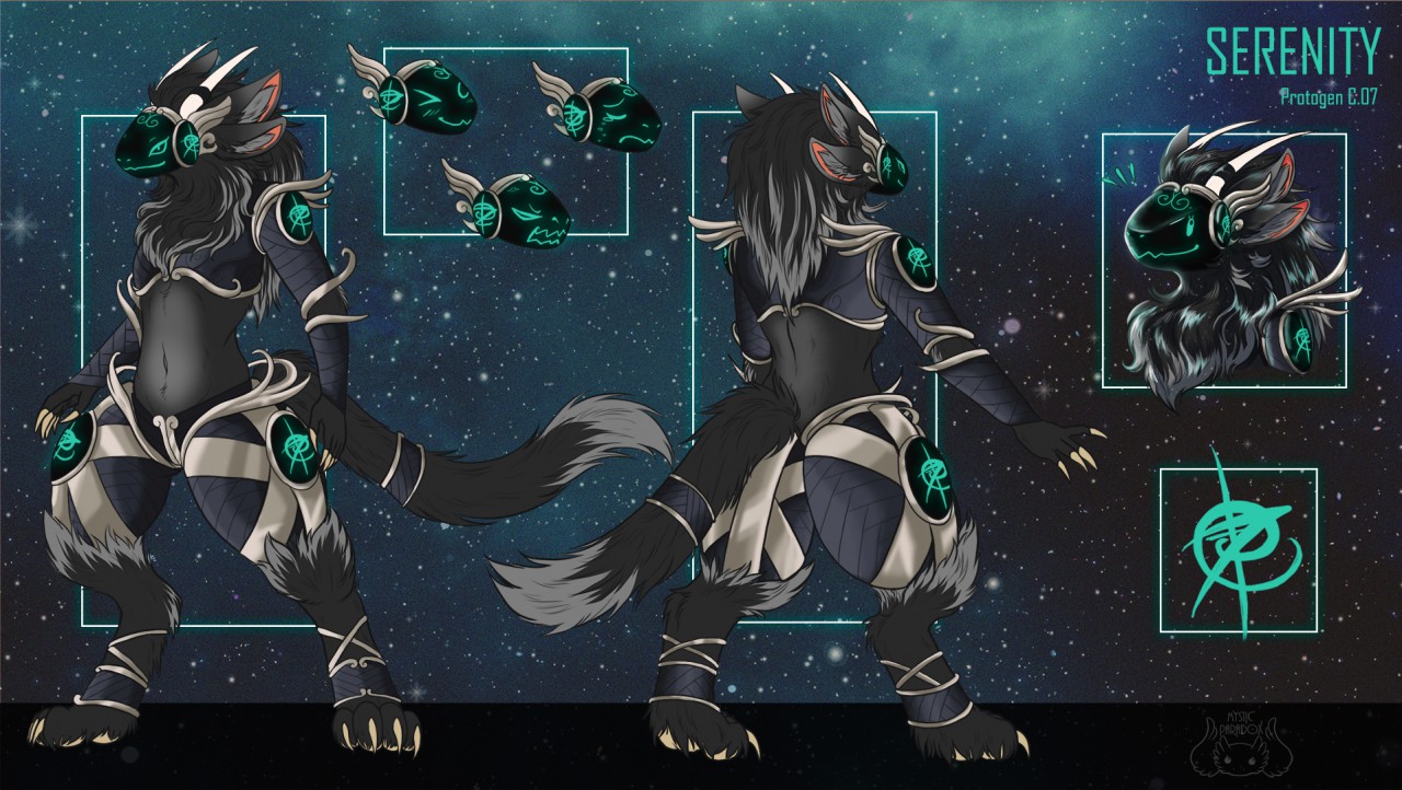Mixedcandy's first fully completed protogen. This one sold at