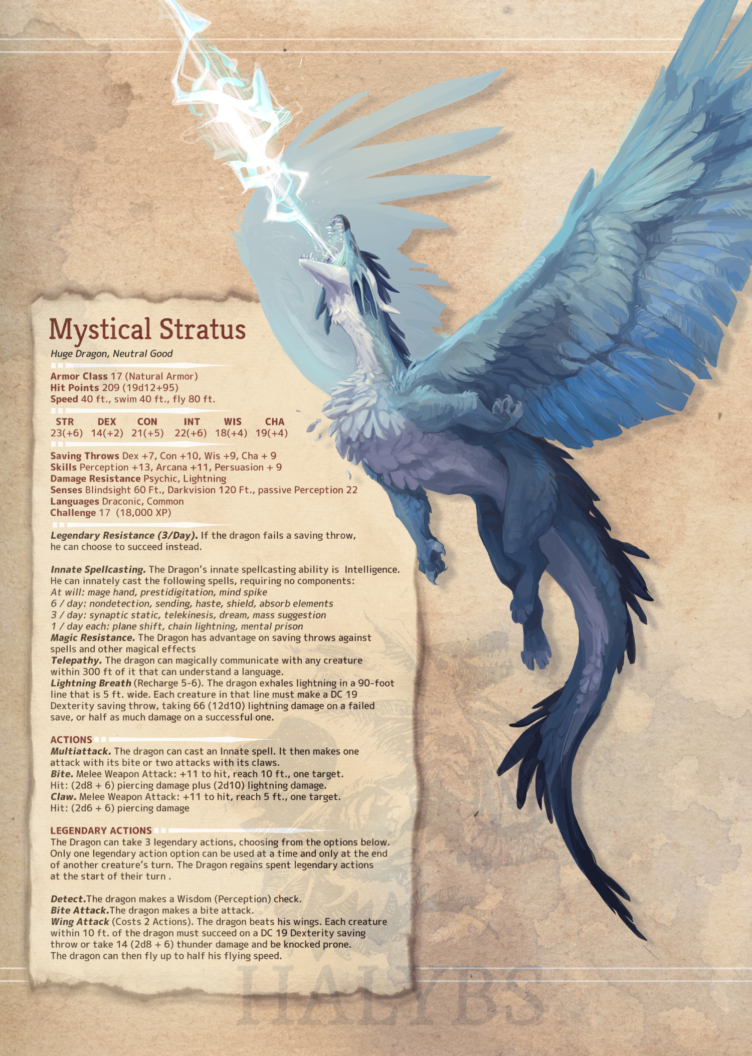 Mystical Stratus for DnD 5e by MysticalLatios Fur Affinity