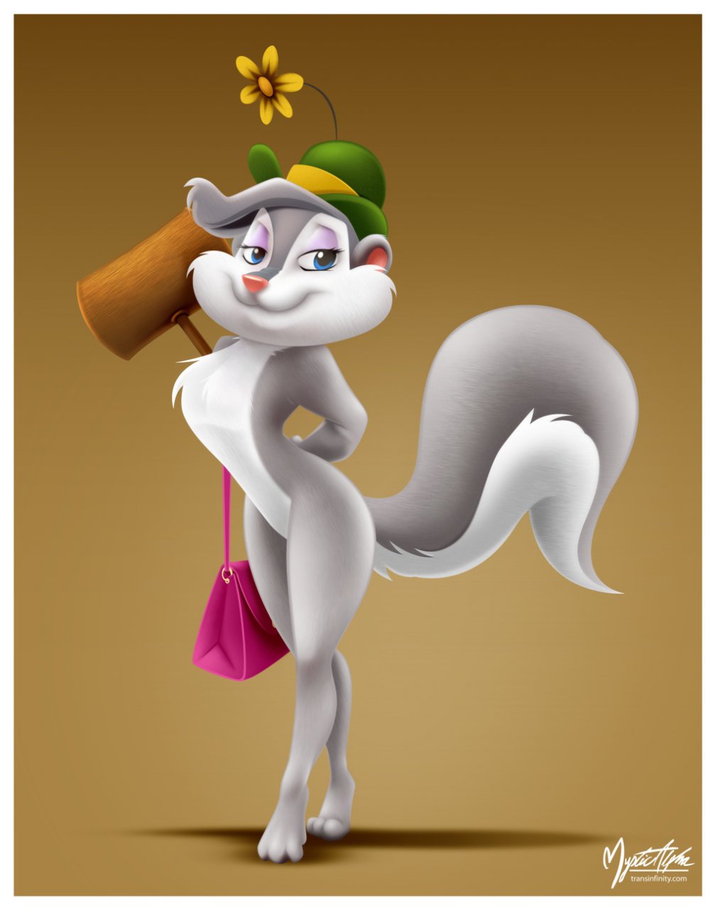 Young slappy squirrel
