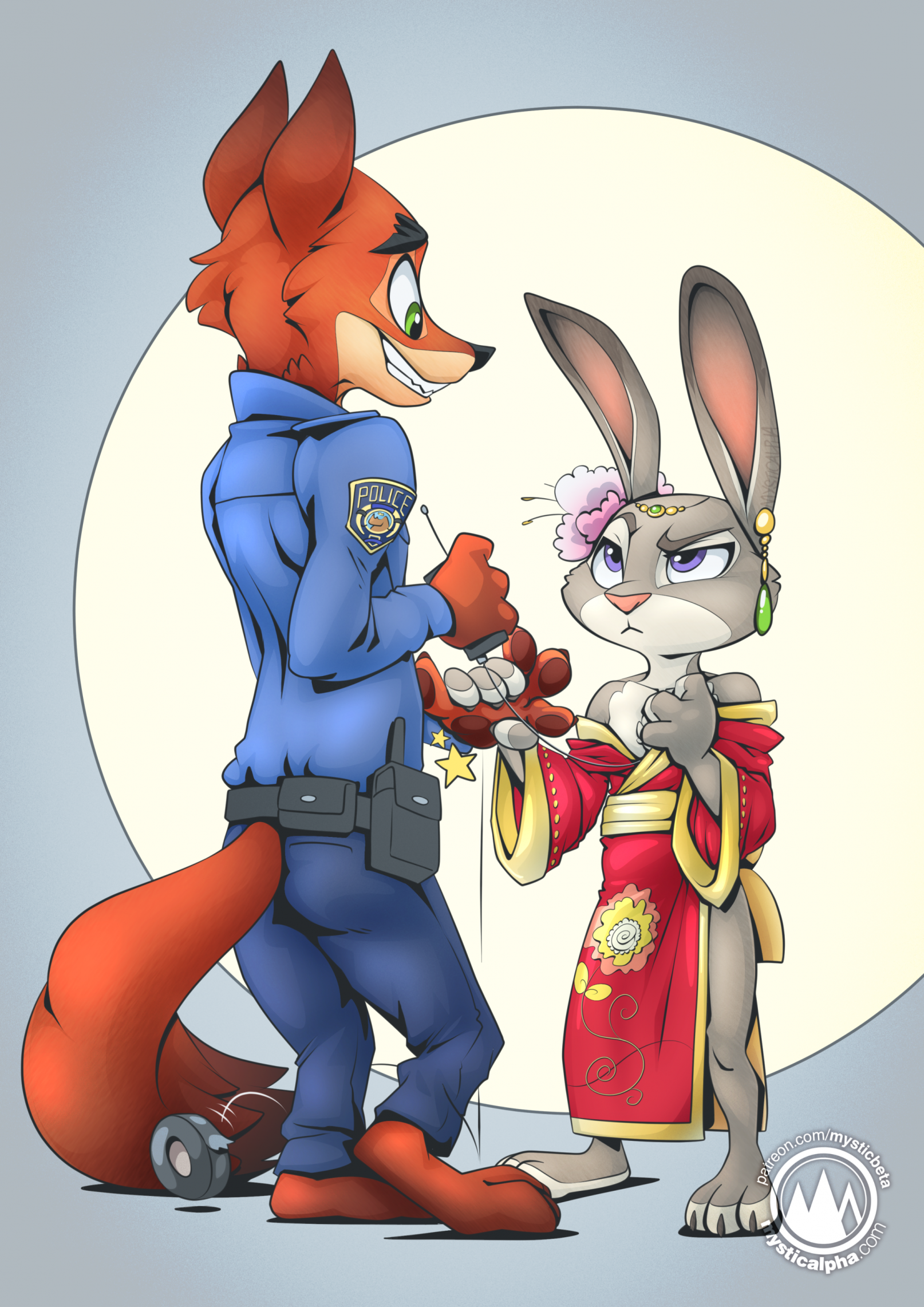 Nick and Judy Undercover by mysticalpha -- Fur Affinity [dot] net