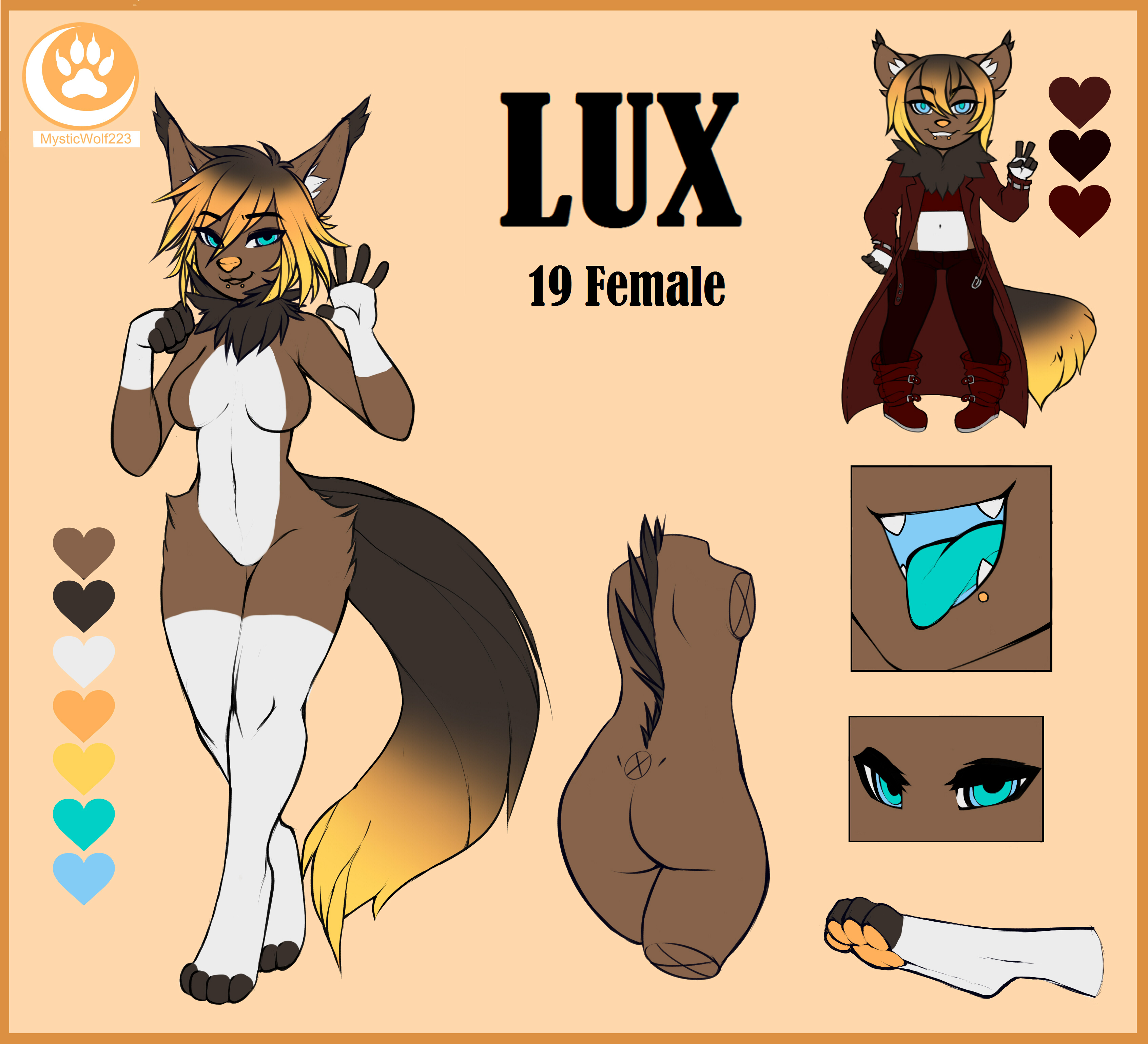 My new furson Lux <3 by mysticwolf223 -- Fur Affinity [dot] net