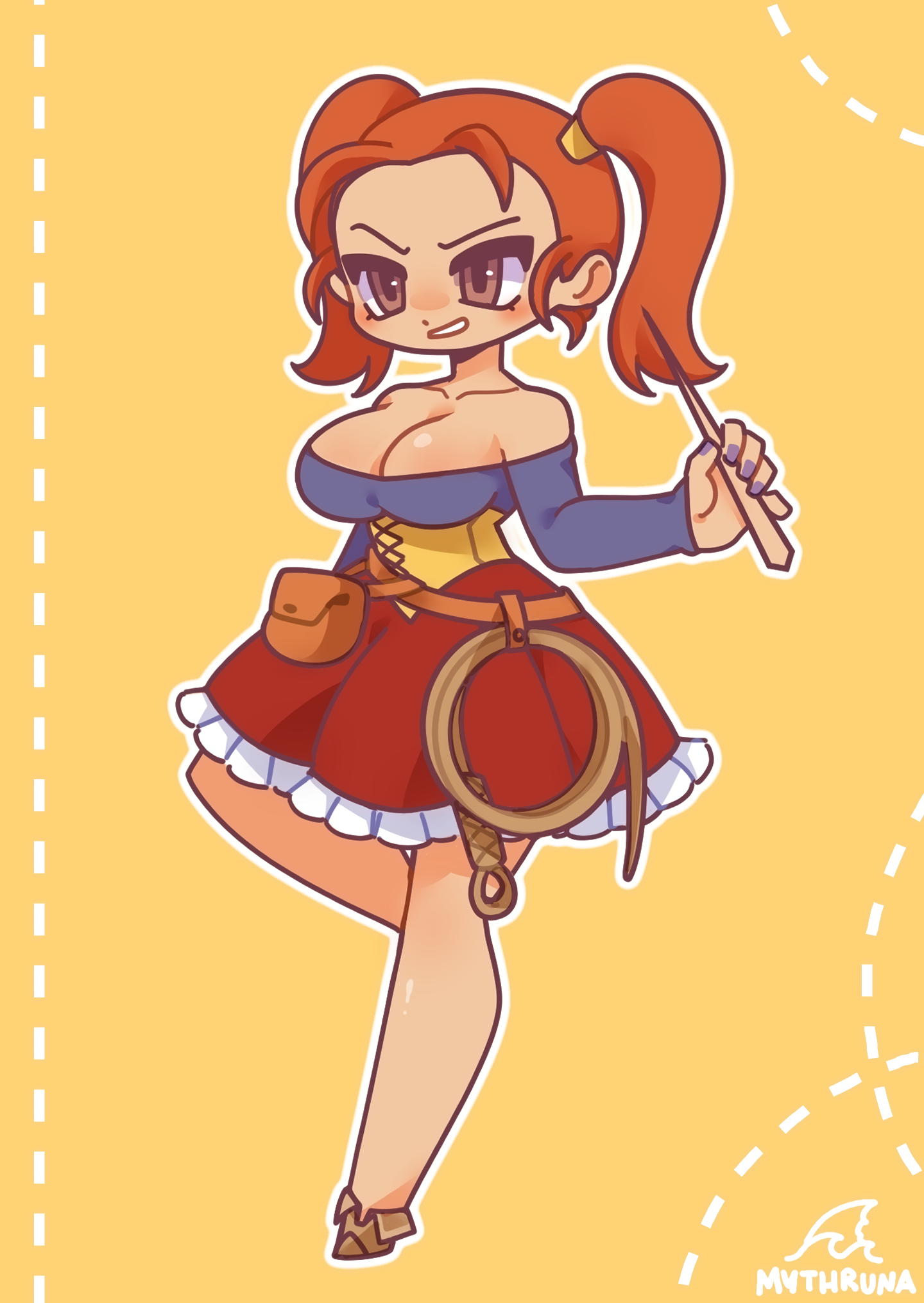 🧡 Jessica - Dragon Quest 8 🤍 by Mythruna -- Fur Affinity [dot] net