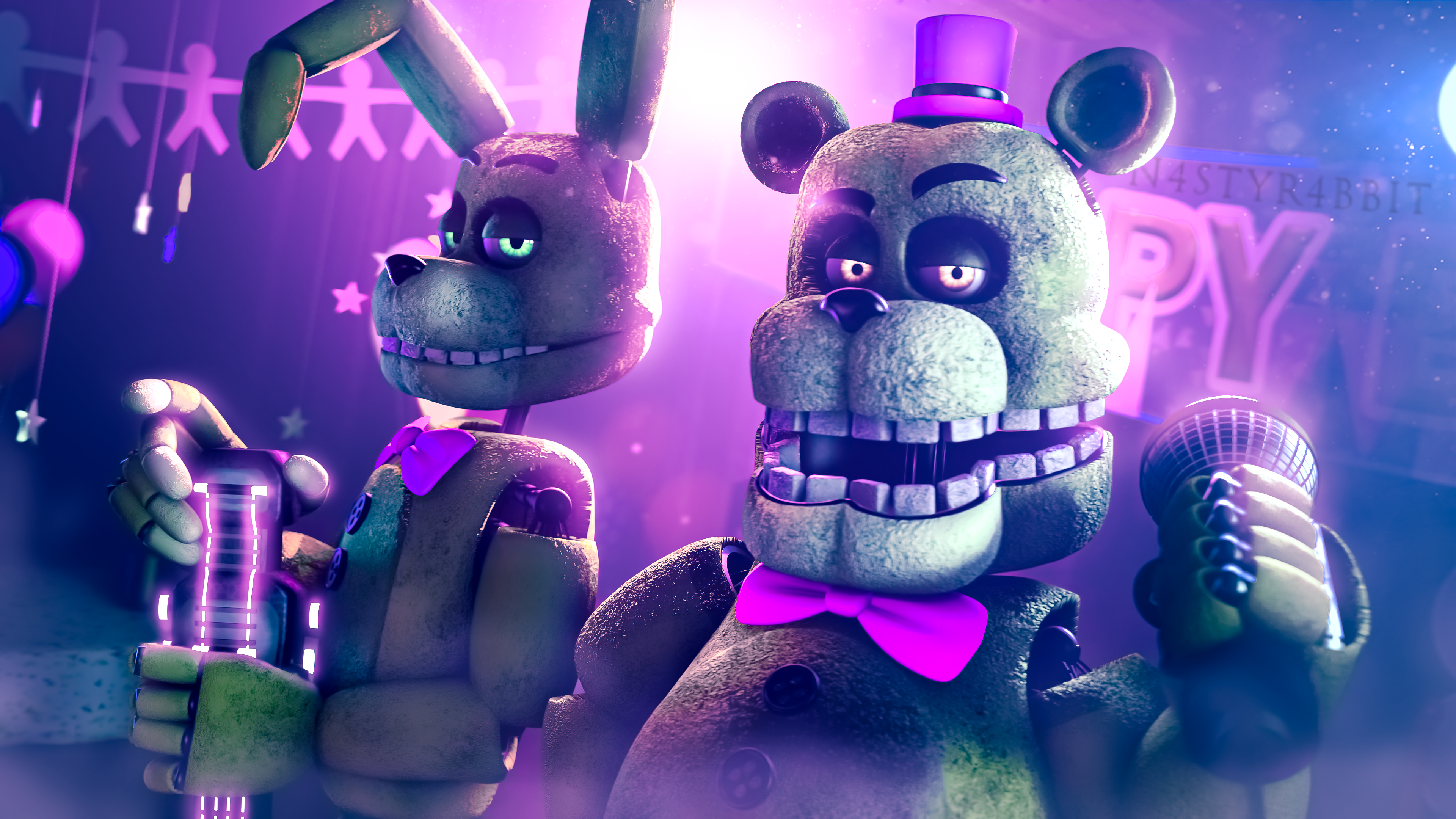 New Springbonnie and Fredbear by N4STYR4BBiT -- Fur Affinity [dot] net