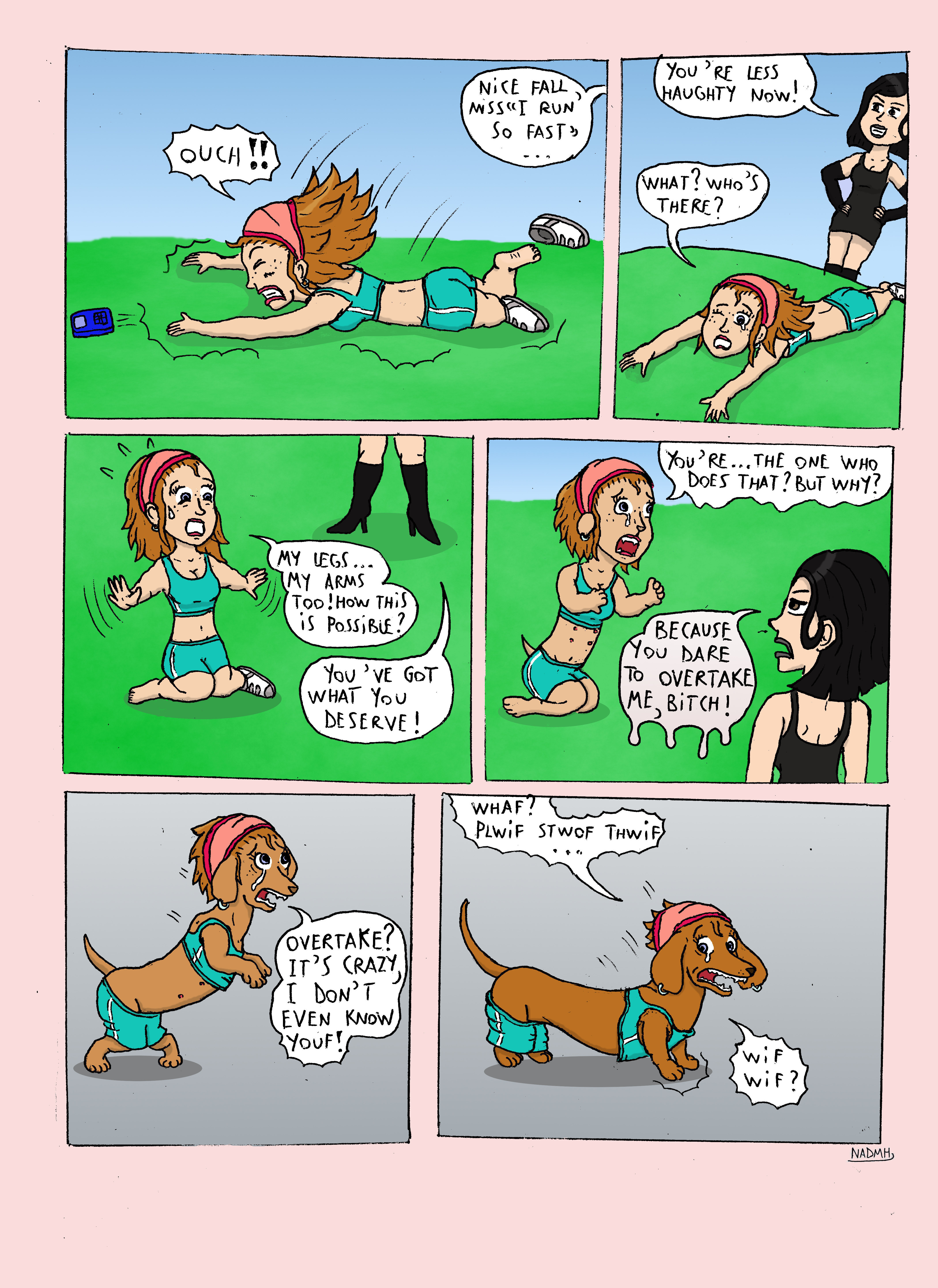 dog transformation comic