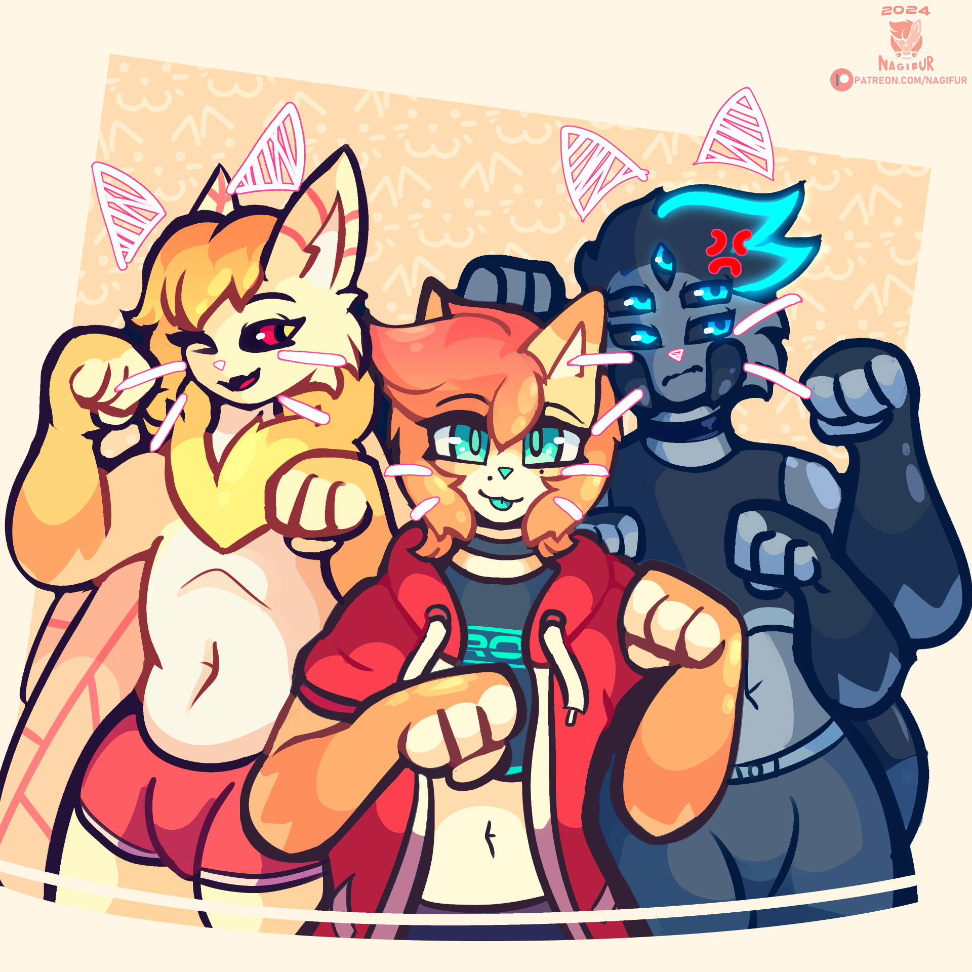 gay ass trio 💫 by nagifur -- Fur Affinity [dot] net