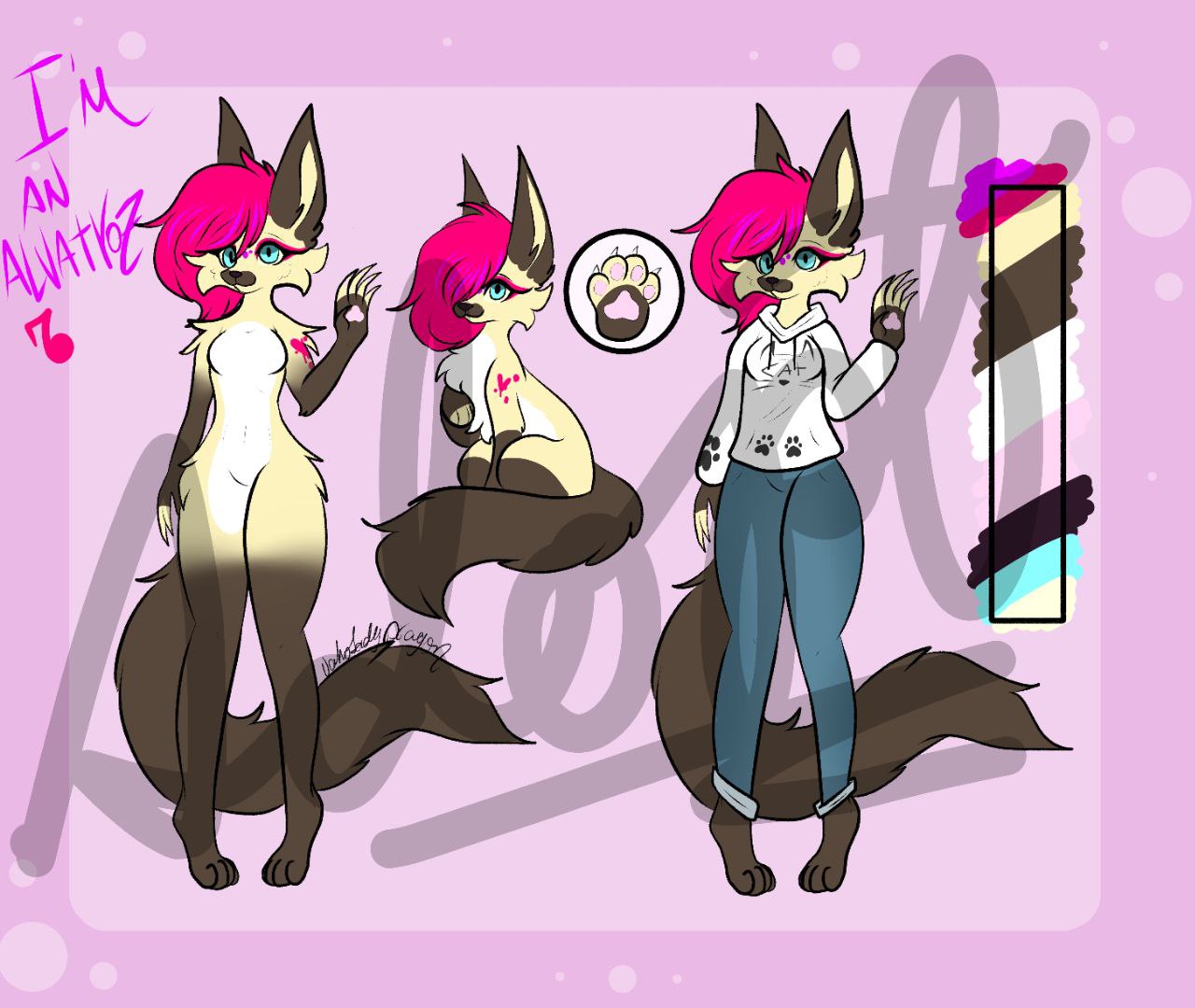 SOLD] Cream cat girl by Naholadydragon -- Fur Affinity [dot] net