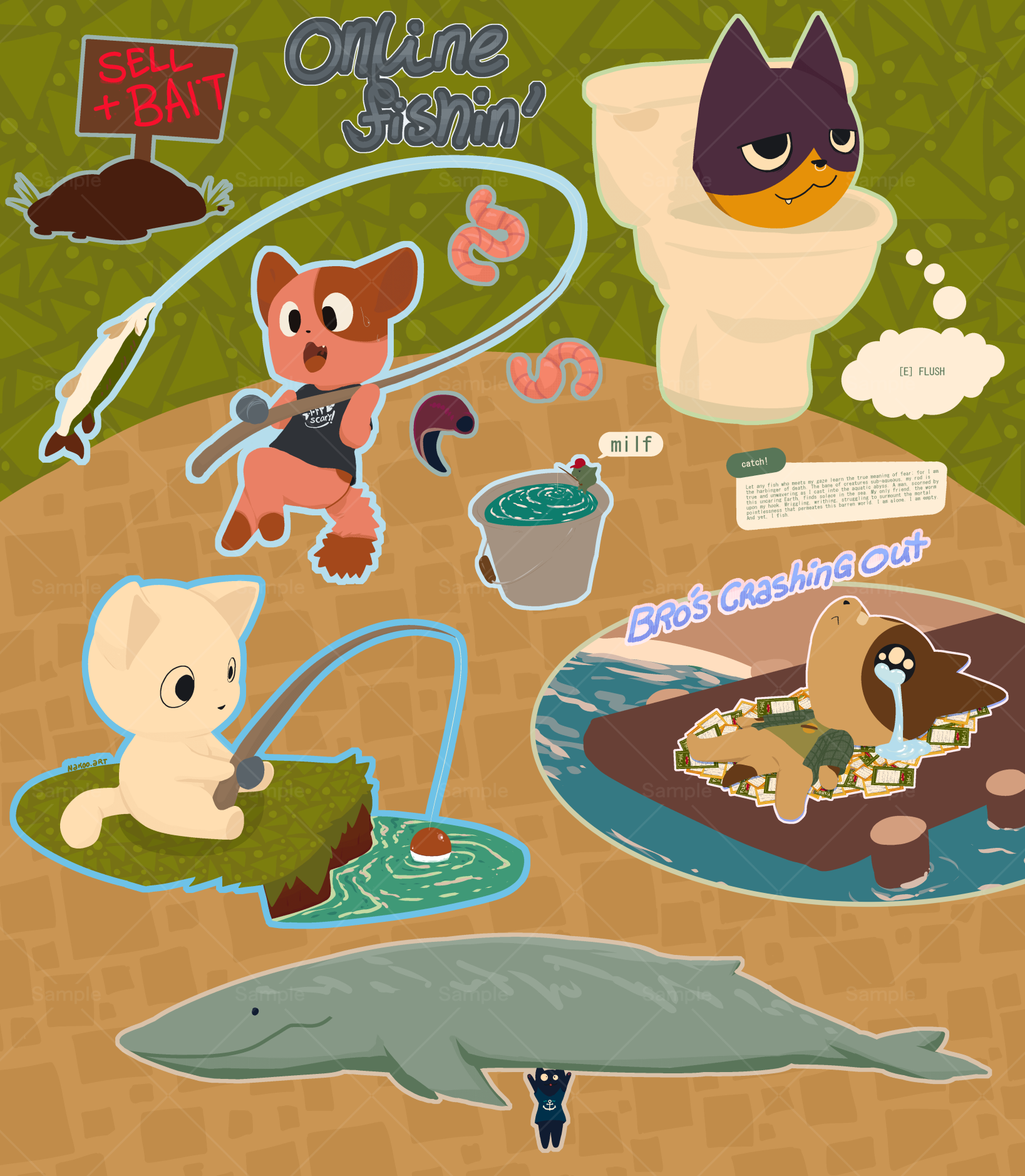 Webfishing by Nakoo &ndash; Fur Affinity [dot] net