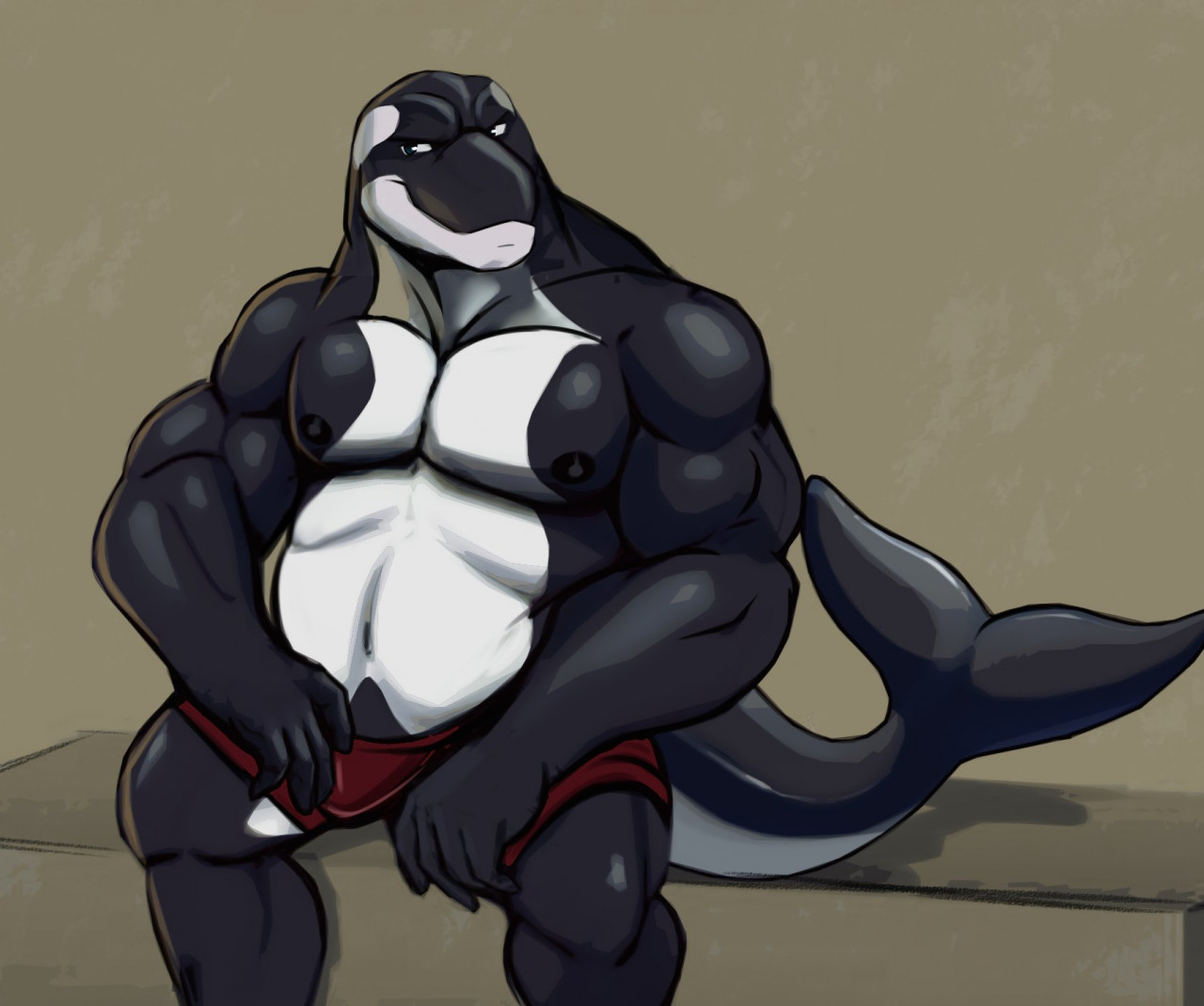 Relaxed Orca by Skylar