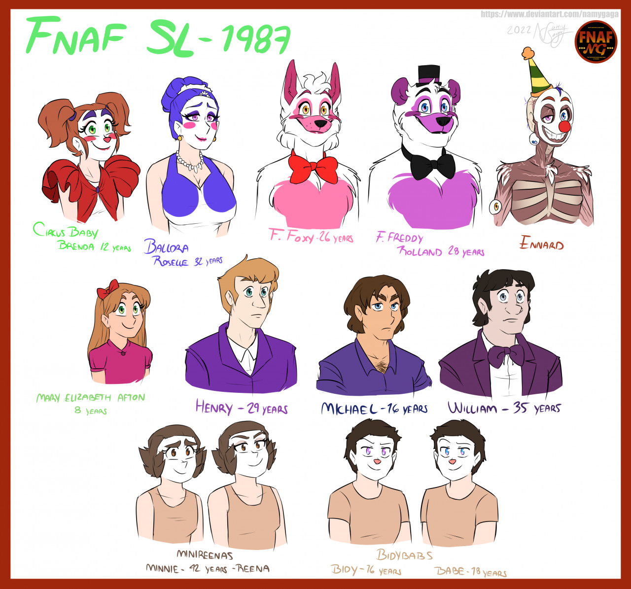 Image Fnafng Fnaf Sl Characters By Namygaga On Devian Vrogue Co