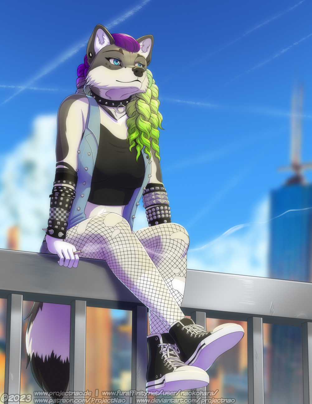 ArtFight2023 - 10 - Hanging Out by NaokoHara -- Fur Affinity [dot] net