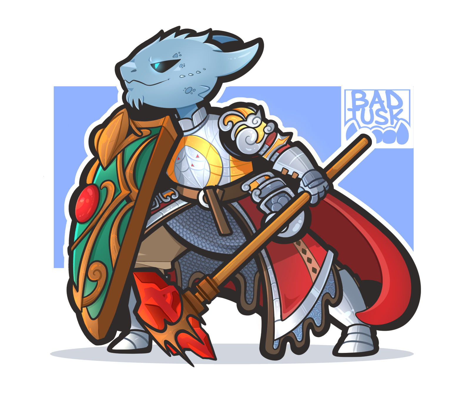 BG3]Dragonborn Paladin by BadTusk by Narokh -- Fur Affinity [dot] net