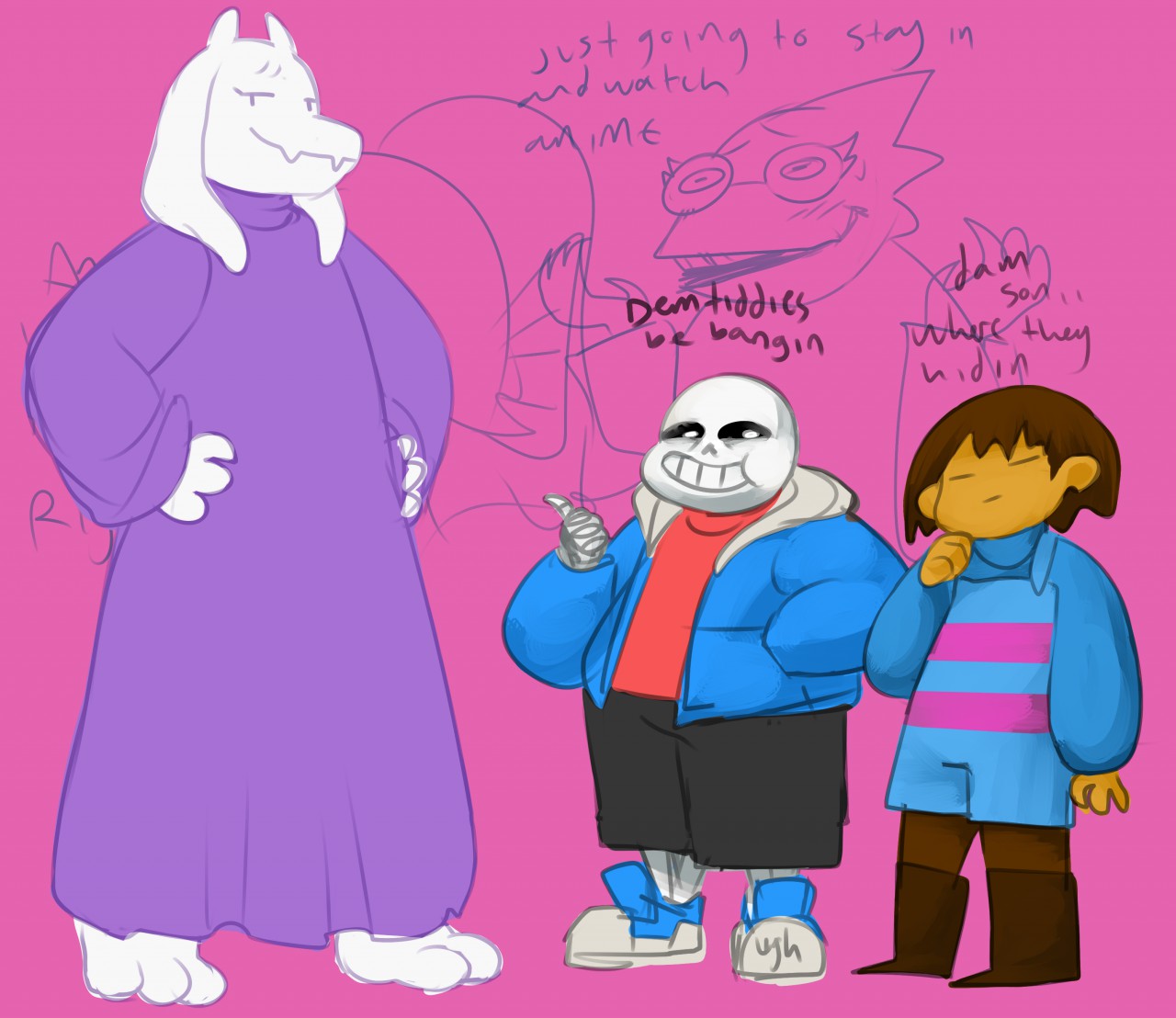 Undertale - Practicing Sans by RujiruBlkDragon -- Fur Affinity [dot] net