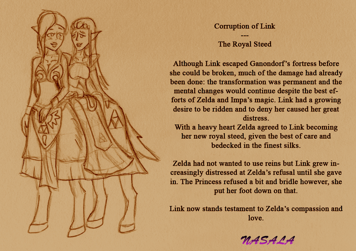 Corruption of Link - Good(ish) end: The Royal Steed by Nasala -- Fur  Affinity [dot] net