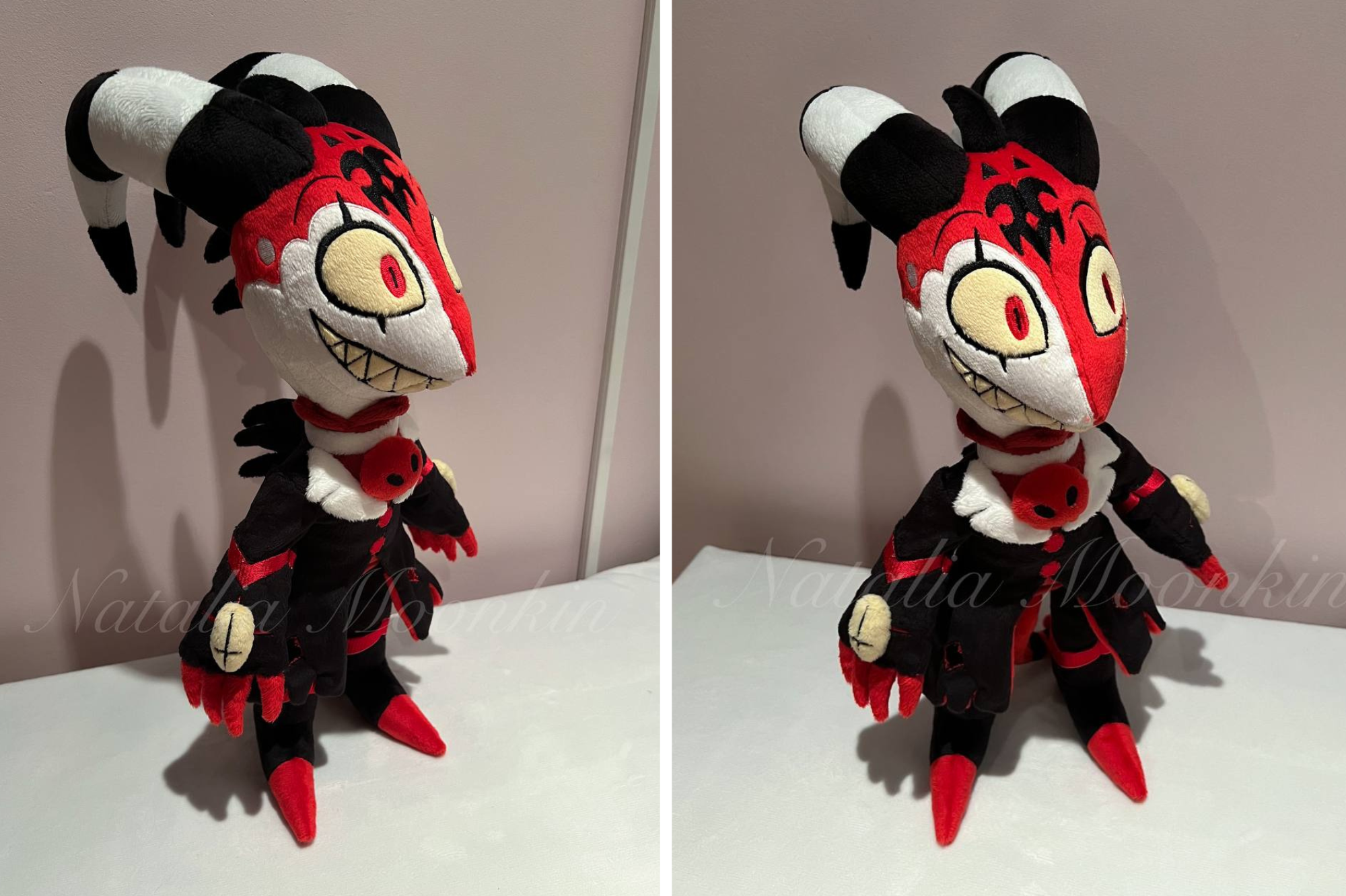 Blitzo from Helluva plushie by Fur [dot] net
