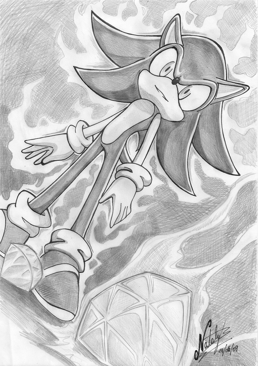 Dark Sonic Sketch Nollid - Illustrations ART street